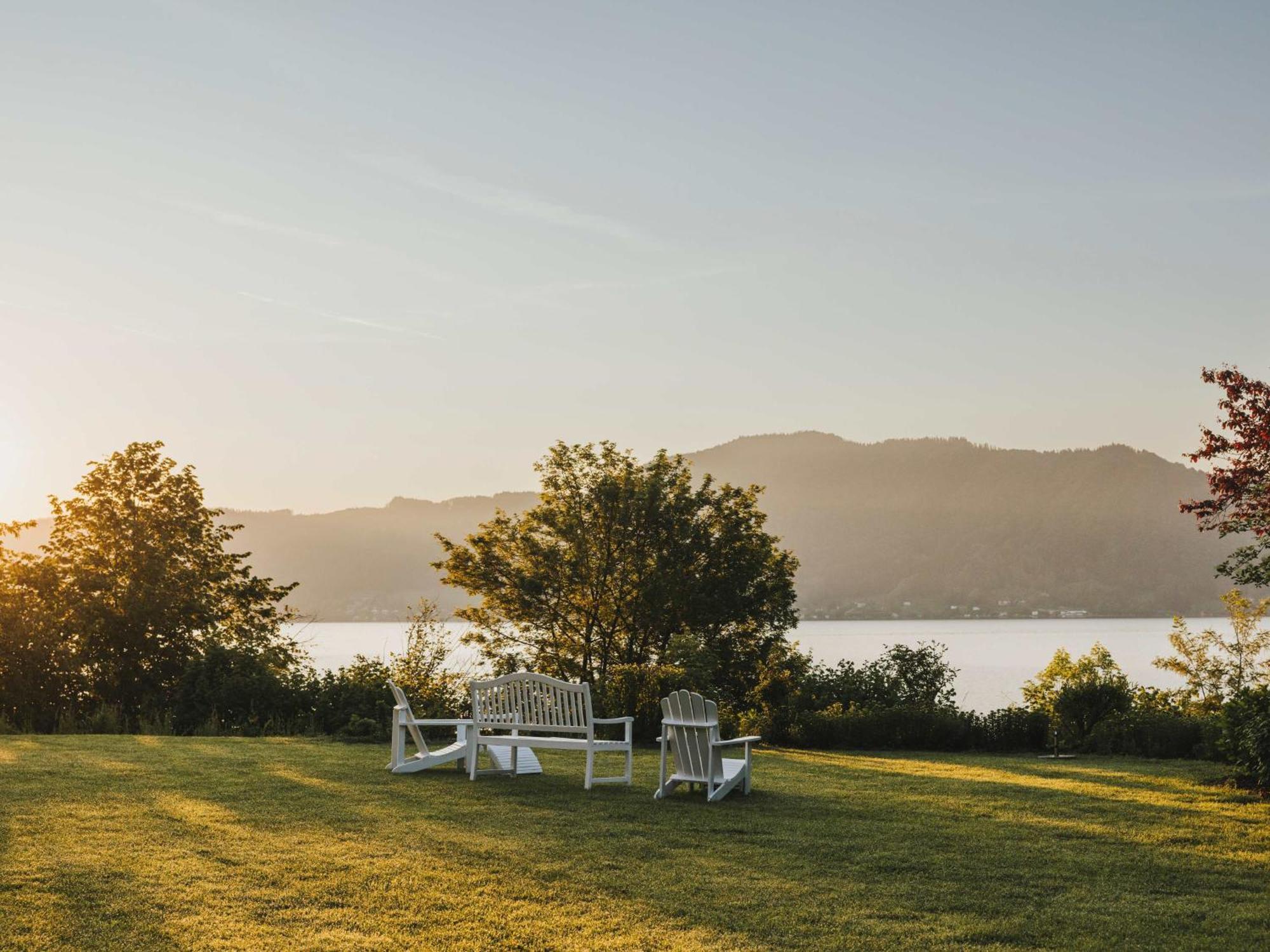 Villa Weiss Attersee Buitenkant foto